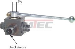3-Wege-Hochdruck-Kugelhähne mit Schneidringanschluss