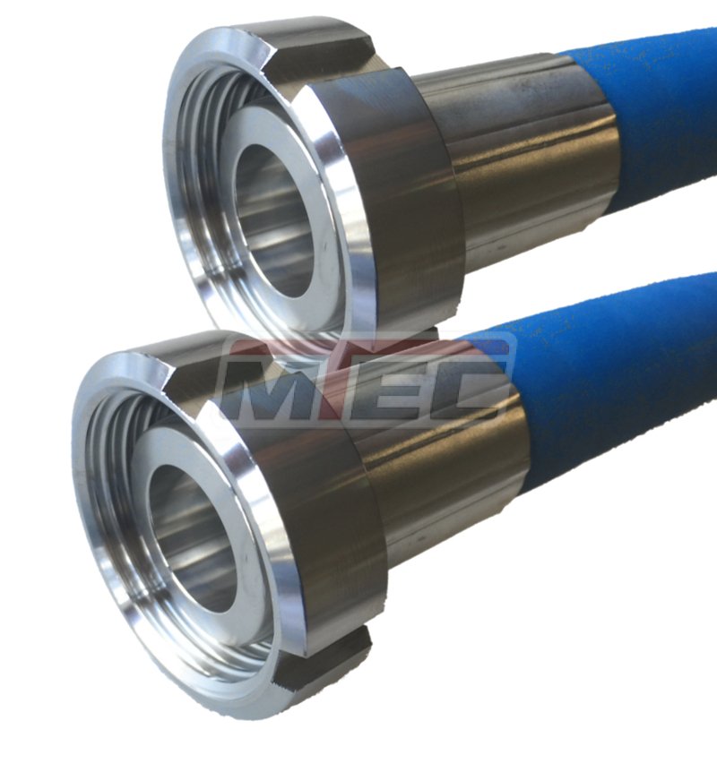 Komplett-Saug-Druckschlauch NBR mit Milchgewinde (FDA)