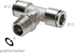 TE-Steckverschraubungen (positionierbar) (INOX)