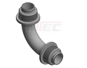Rohrbogen mit Weingewinde 2x Vater