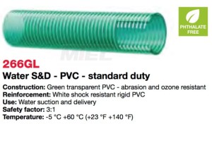 Saug- u. Druck PVC-Spiralschlauch (Auslaufend)