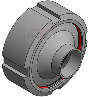 IBC/S360 - IBC mit Schweissende, drehbar (V4A)