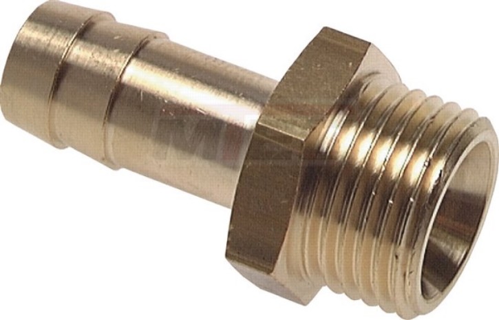 Gewindetülle G 1/4"-9mm, 16 Messing