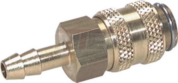 6mm Kupplung Schlauchkupplung NW5  BA beidseitig absperrend 