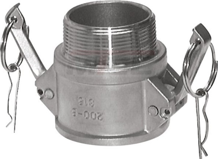 (B-150) Kamlock-Dose-AG DN 40/11/2" - 316