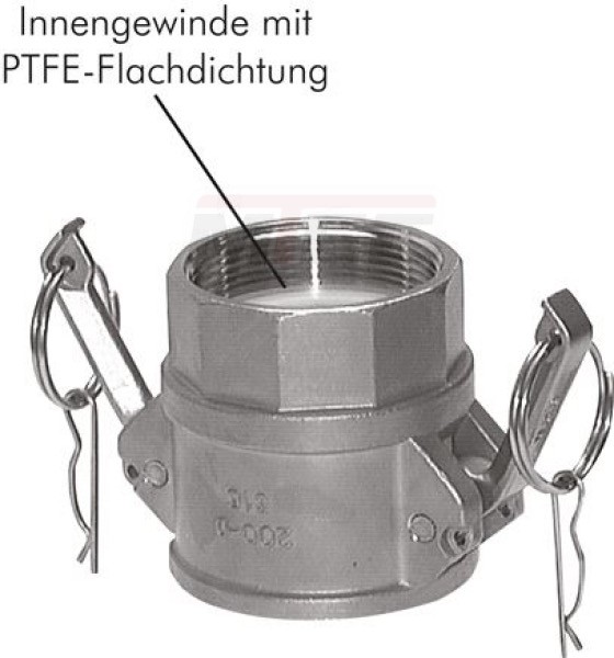 DIN (D) Kamlock-Dose DN 50 316