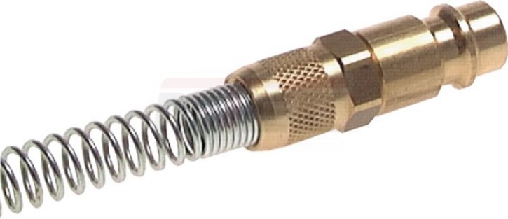 Kupplungsstecker (NW7,2) 10 x 8mm Schlauch m. Knickschutz