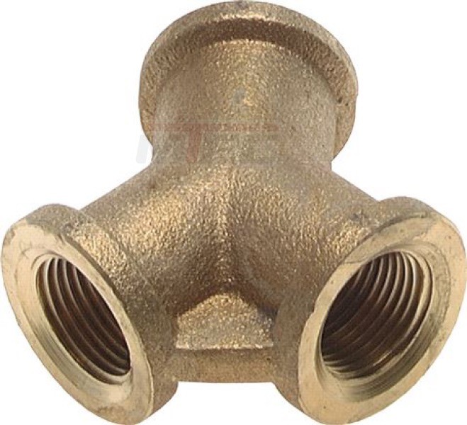 Y-Stück G 1/2" (IG), 16 bar Messing