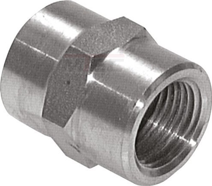 Hochdruck-Muffe G 3/8"-G 3/8", 1.4571