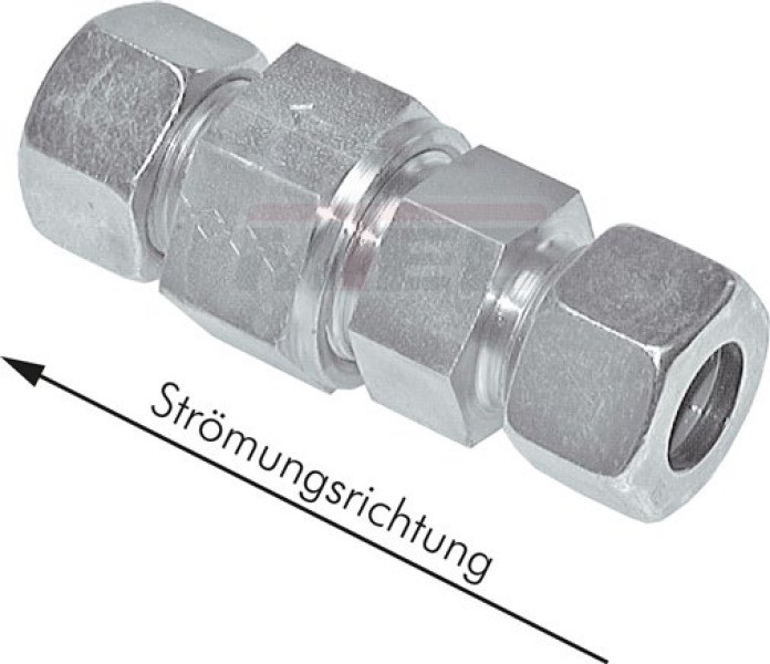 Hydraulik-Rückschlagventil 28 L, Stahl verzinkt