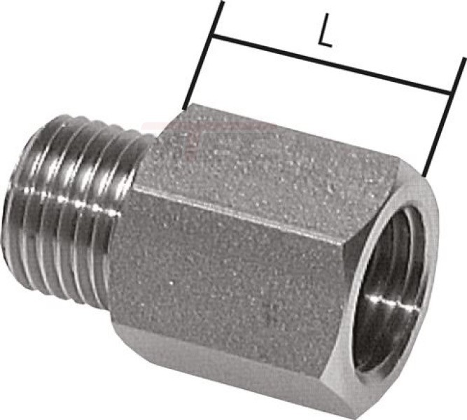 Gewindeverlängerung G 3/4"- 25mm, 40 bar 1.4571
