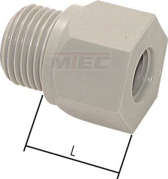 Reduziernippel G 3/4"(AG)-G 3/ 8"(IG), PVDF