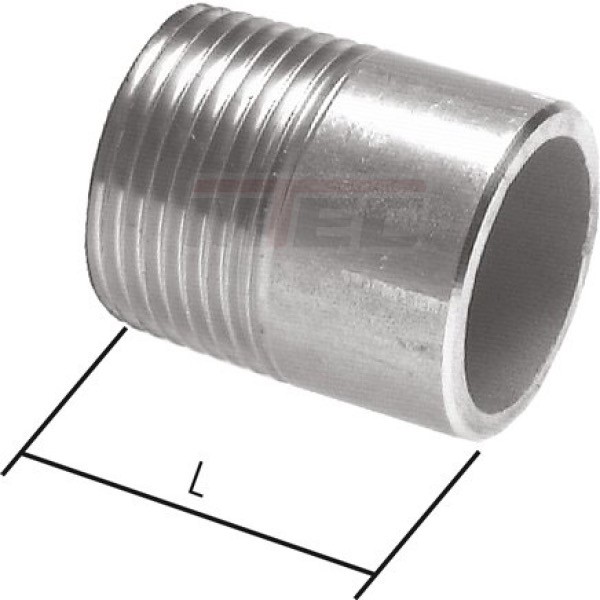 Anschweißnippel R 3/4" / 80 mm 316 