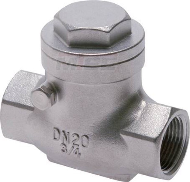 Edelstahl-Rückschlagklappe G 1 1/4", PN 16