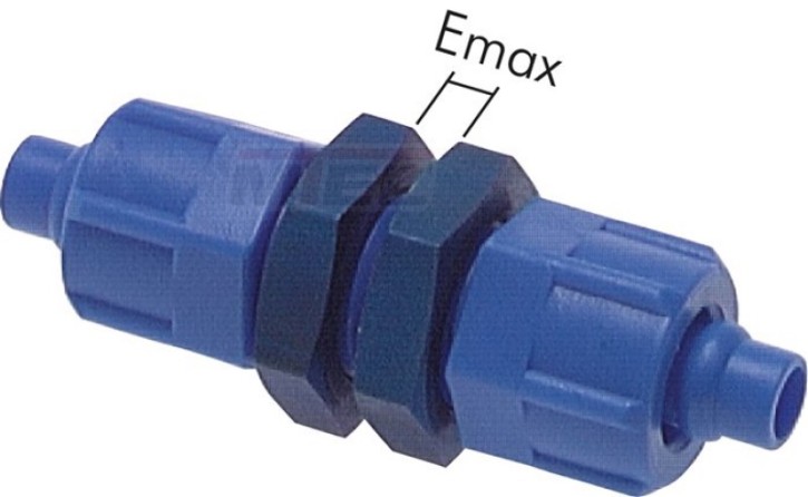 Schott-Verschraubung 6 x 4mm, Kunststoff