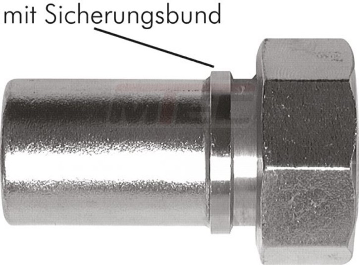 Schlauchtülle, EN14420-5 G 1 1/2"-38mm, 1.4401