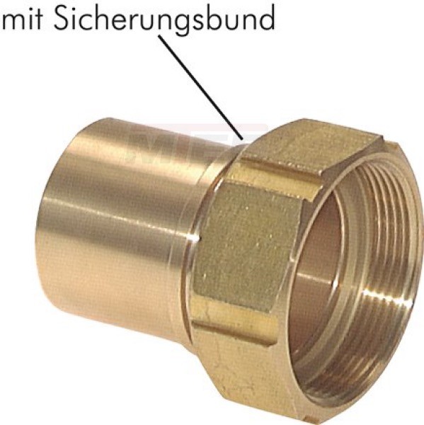 Schlauchtülle, EN14420-5 G 1 1/2"-38mm, Messing