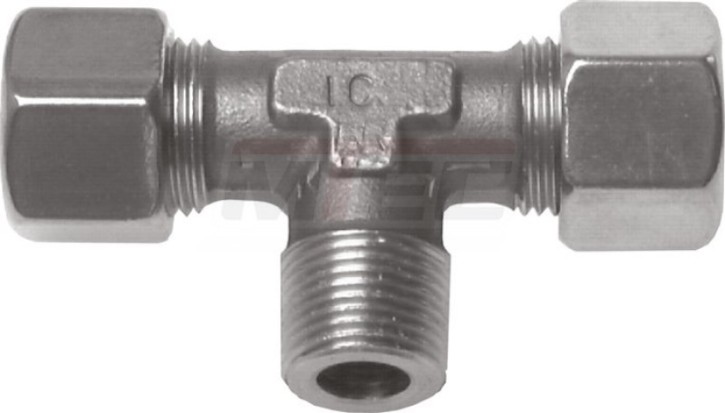 T-Schneidringverschraubung 38 S-G 1 1/2", 1.4571