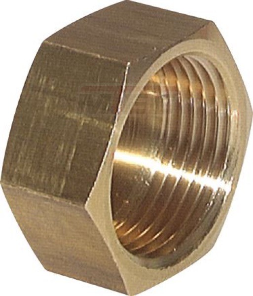 Verschlusskappe G 3/4", 16 bar Messing