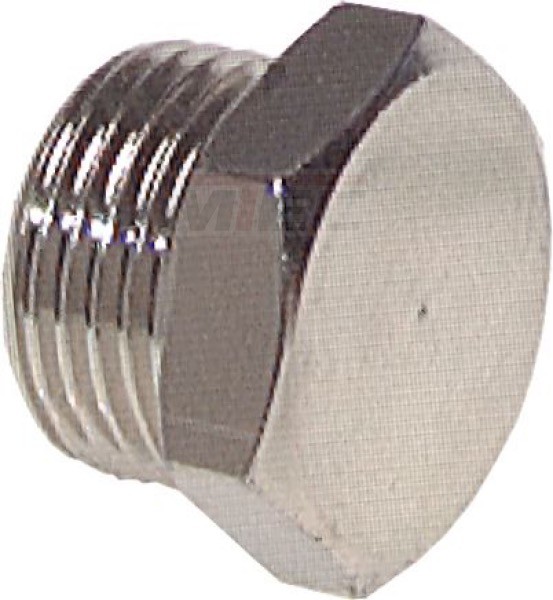 Verschlussstopfen Außenskt. G 1/4", 16 bar MS vernickelt
