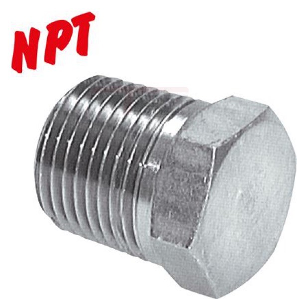 HD-Verschlussstopfen Außenskt. NPT 1 1/4", Stahl verzinkt