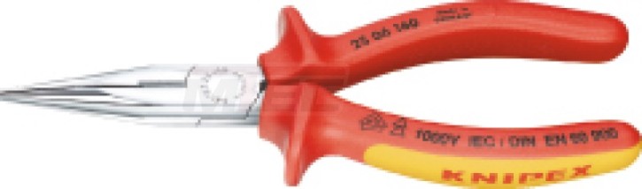 Flachrundzangen mit Schneide (DIN ISO 5745) KNIPEX