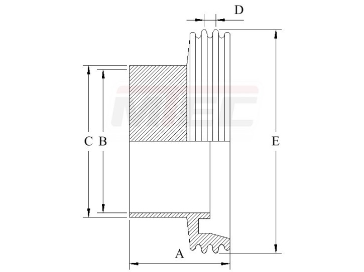 [DIN] Gewindestutzen 11864-1 Form A - lang (Aseptik-Typ)