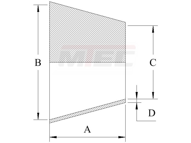 DIN Schweiss-Red. DN 25/10 - 1.4404 V4A - metallisch-blank