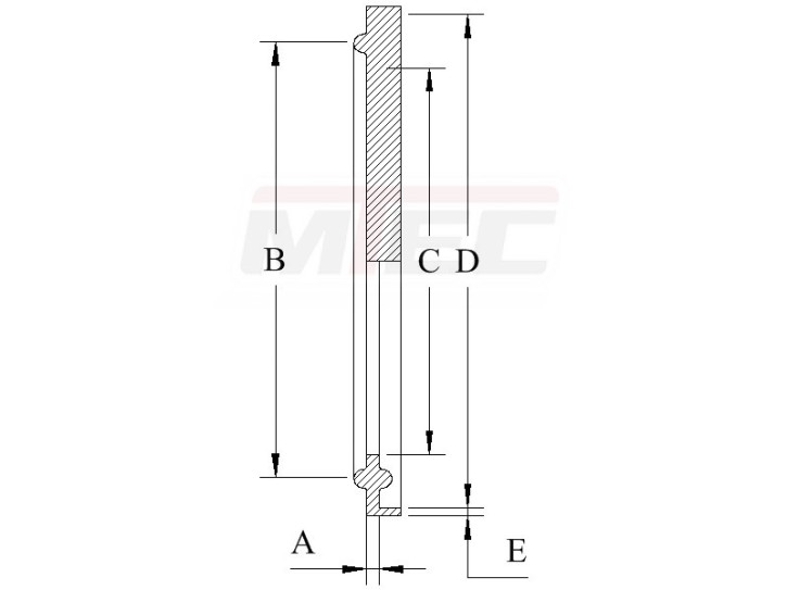 [DIN] Clamp-Dichtung DN 40 - PTFE