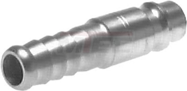 Kupplungsstecker (NW7,2) 9mm Schlauch, MS vernickelt