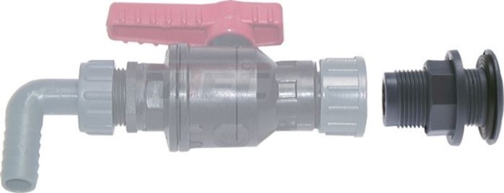 Schottverschraubung G 1 1/2", PP