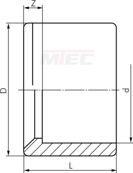 Klebe-Reduzierung, PVC-U, 32x40mm (i x a)