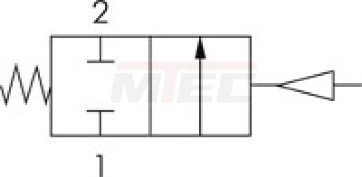 PVC-Membranventil (NC) PVC / EPDM, 40 mm Klebestutzen
