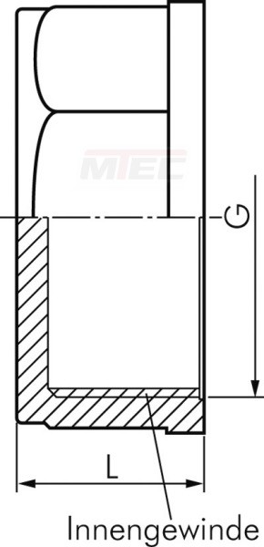 Verschlusskappe, PVC-U, 3/ 8"