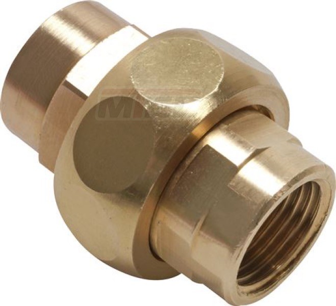 Verschraubung kon. dichtend Rp 1/2" (IG),16 bar Messing