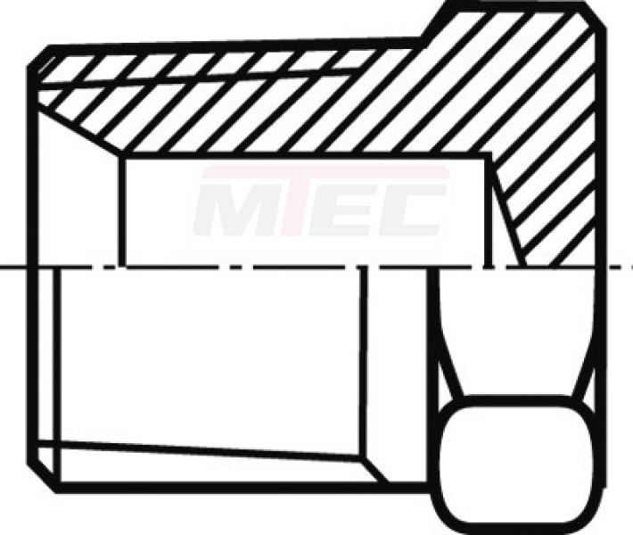 HD-Verschlussstopfen Außenskt. NPT 1/2", V4A