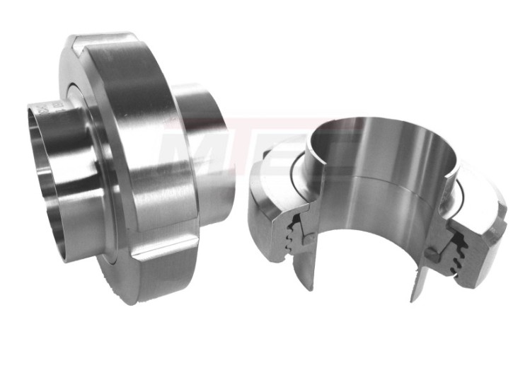 Komplettverschraubung DIN11851, lang  DN 10 - Rd28x1/8 - 1.4301 V2A