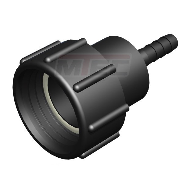 IBC Schlauchanschluss S60x6  auf 13 mm - 360grad