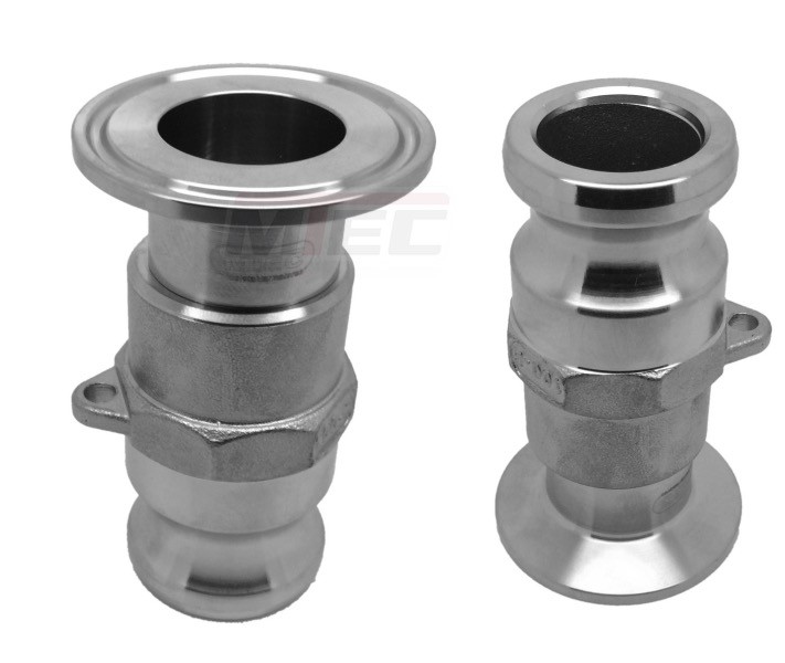 Adapter TC-Clamp DN 15 / Kamlock DN15 - 316