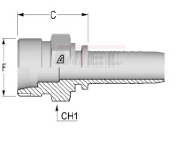 CES Metrisch 8S (M16X1,5) / DN 6 (1/4")