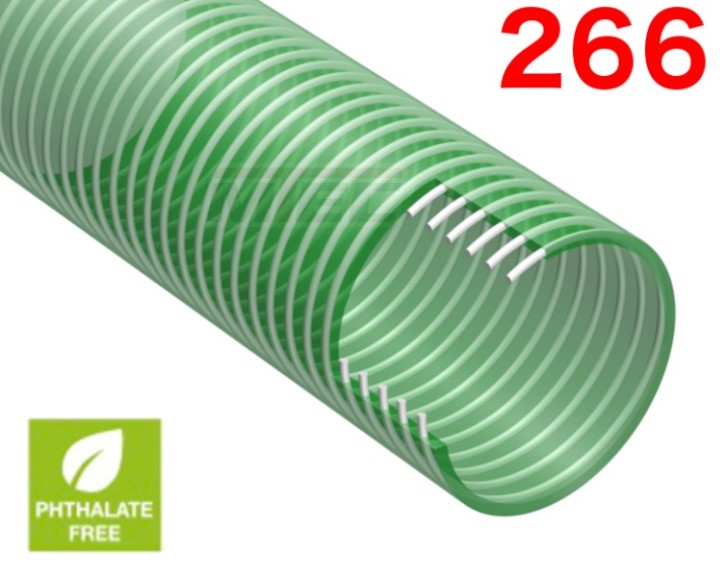 Saug- u. Druckschlauch PVC - DN 38- (GRÜN)