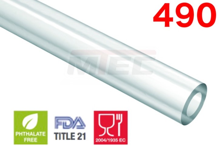 490 - PVC-Schläuche tranparent (FDA)