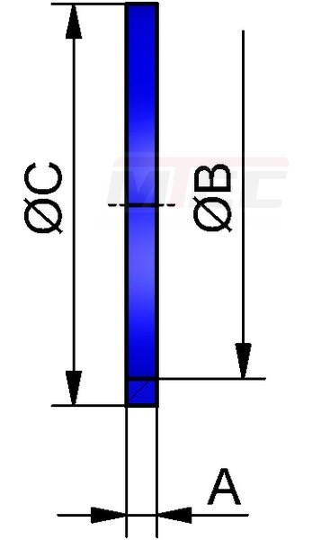 SMS - Dichtung 1-1/2" - DN 38 -EPDM