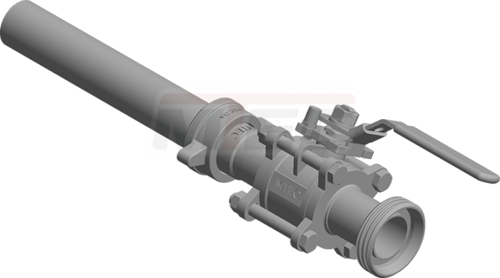Anstechkugelhahnen DN 25