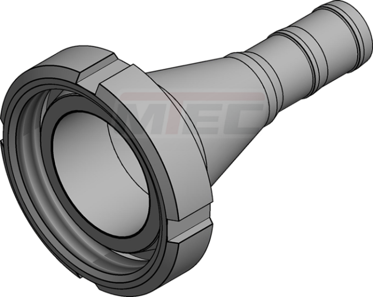 Schlauchkegelstutzen 2/3 - DN 50 - ø32 mm - 316 