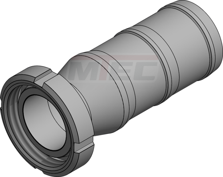 Schlauchkegelstutzen 2/3 - DN 50 - ø90 mm - 304 