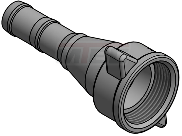  Schlauchkegelstutzen - 32 Mainzer / 25 mm-"V2A 