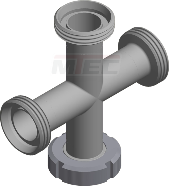 Kreuz-Stück G/G/G/KM - mit 3x Vater 1x Mutter