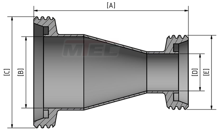 Reduzierung G50/G32 1.4404 V4A