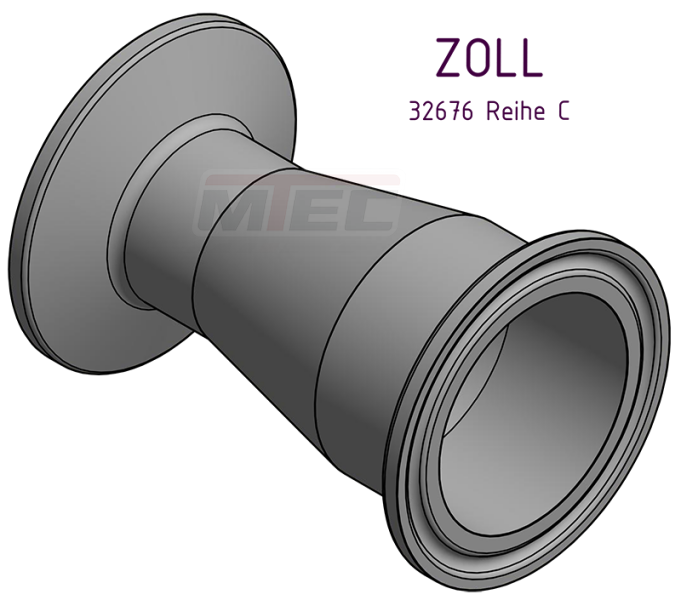 [ZOLL] Tri-Clamp Reduktion - 32676 Reihe C